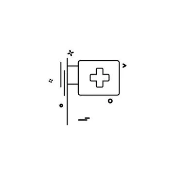 Medical icon design vector Stock Illustration