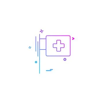 Medical icon design vector Stock Illustration