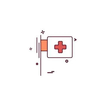 Medical icon design vector Stock Illustration