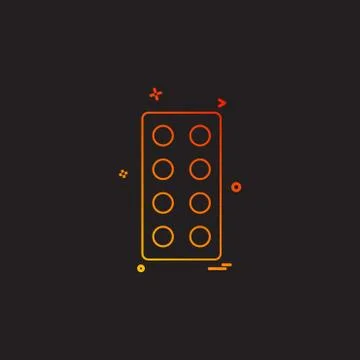 Medical icon design vector Stock Illustration