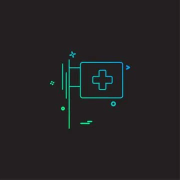 Medical icon design vector Illustrazione stock