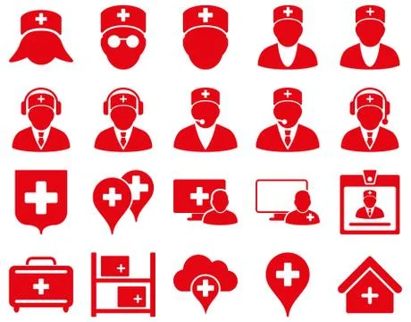 Medical icon set 스톡 일러스트