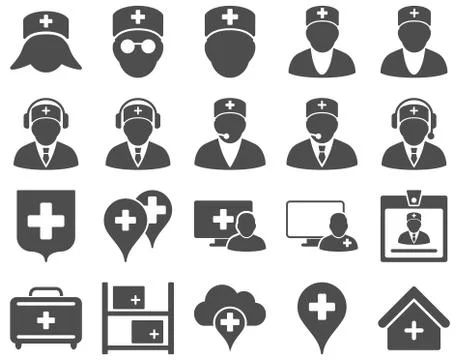 Medical icon set Stock Illustration