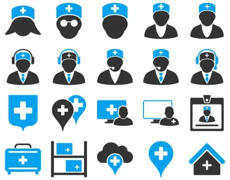 Medical icon set 스톡 일러스트