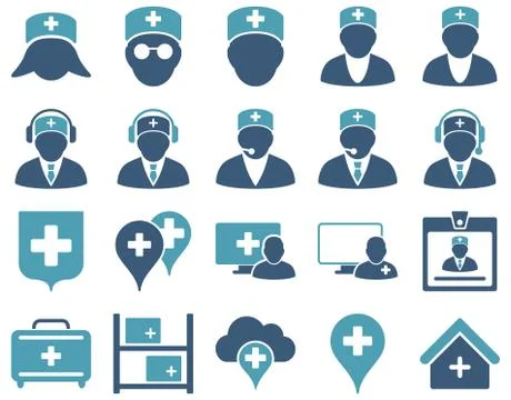 Medical icon set 스톡 일러스트