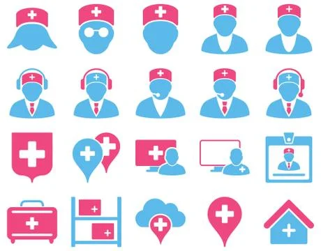 Medical icon set Stock Illustration