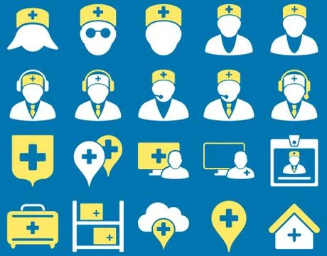Medical icon set Stock Illustration
