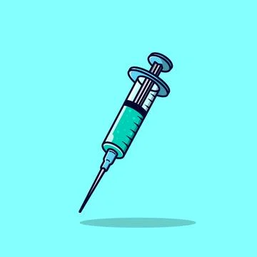 Medical Injection Stock Illustration