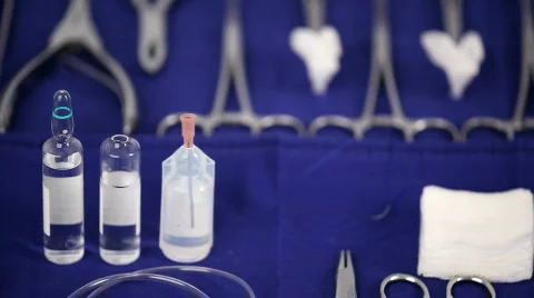 Medical instruments 스톡 동영상 693175