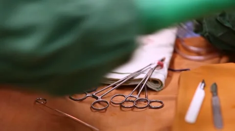 Medical instruments Video stock 977965