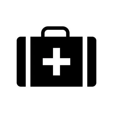 Medical kit icon vector design templates Illustrazione stock