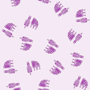 Medical lab assistant samples glyph seamless pattern Ilustración de archivo