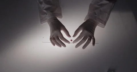 Medical lab worker Stock Footage 112097416