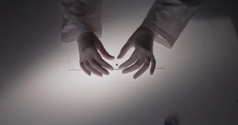 Medical lab worker Stock Footage 112097546