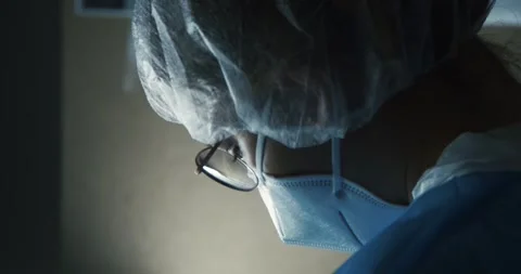 Medical lab worker performing COVID 19 tests in Berlin Oct 25 2020 Stock Footage 331541169