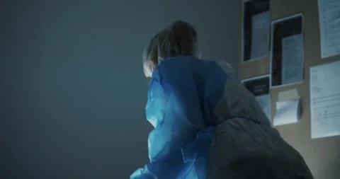 Medical lab worker performing COVID 19 tests in Berlin Oct 25 2020 Stock Footage 331541212