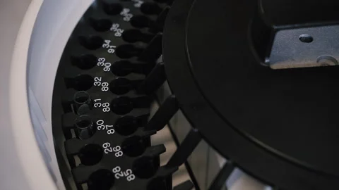 Medical Laboratory machine for Analyses Stock Footage 254847310