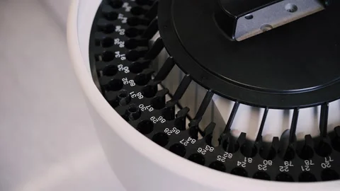 Medical Laboratory machine for Analyses Stock Footage 254847358