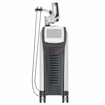 Medical laser device, front view Illustrazione stock