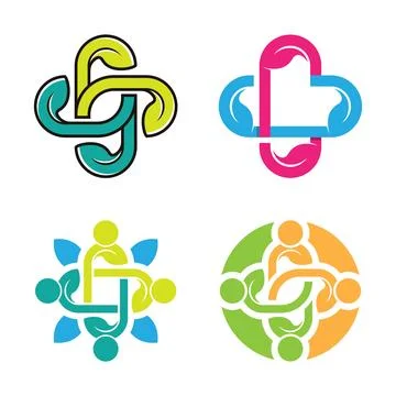 Medical logo template vector icon design Stock Illustration