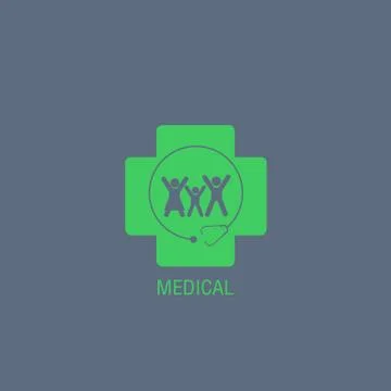 Medical logo vector Illustrazione stock