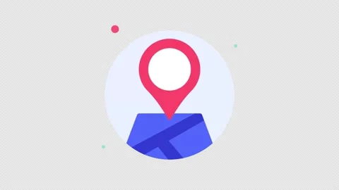 Medical map icon 4k animation with project file ~ After Effects #234382296