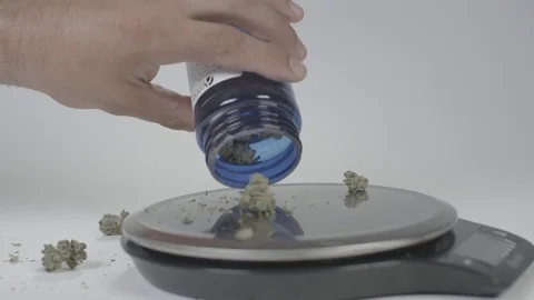 Medical Marijuana Scale  Vídeo Stock 79449829