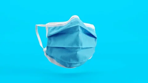 Medical Mask animation, Loop Animation 3D medical Background, Surgical equipment 스톡 동영상 130170101
