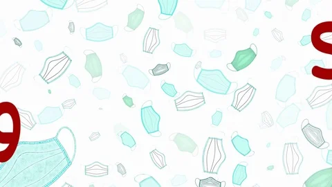 Medical mask Stock Footage 126812552