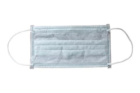 Medical mask isolated on a white background. With clipping path. Stock Photos