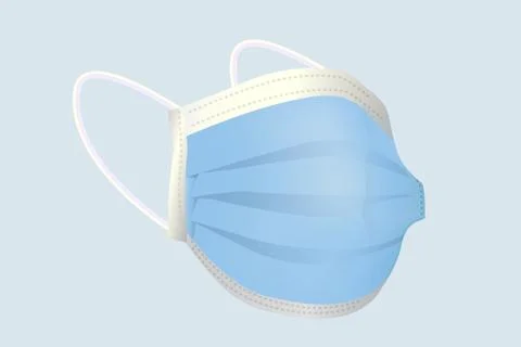 Medical Mask Vector Stock Illustration