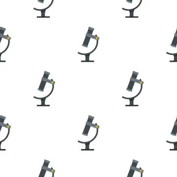 Medical microscope pattern seamless Stockillustratie