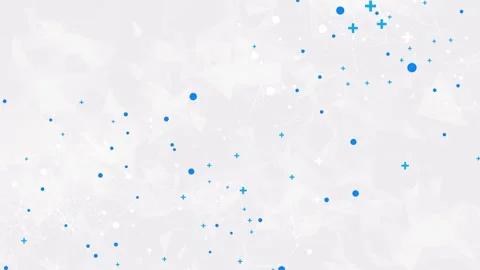 Medical network abstract background with blue plus symbols, white polygon shapes Stock Footage 334128801