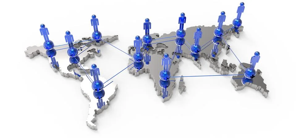 Medical network as concept Stock Illustration