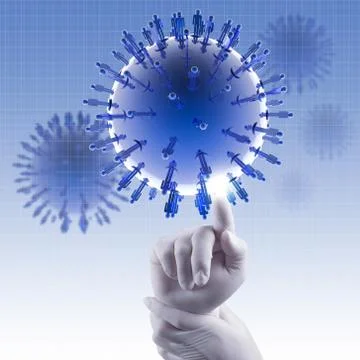 Medical network concept Stock Illustration