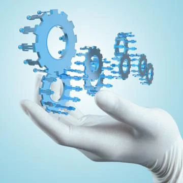Medical network concept Stock Illustration