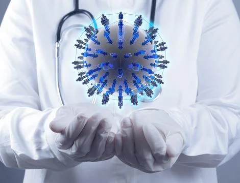 Medical network concept Stock Photos