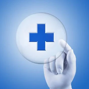 Medical network concept Stock Photos