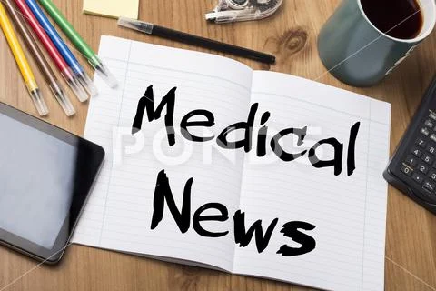Medical News - Note Pad With Text