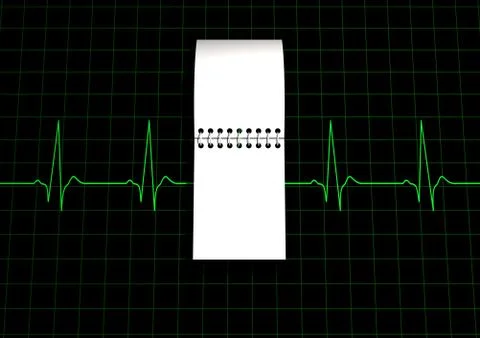 Medical notes Stock Illustration