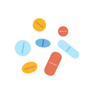 Medical objects concept Illustrazione stock