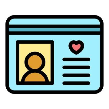 Medical pass icon vector flat Stock Illustration