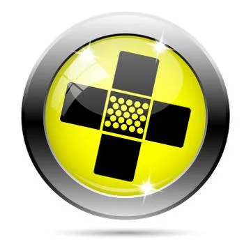 Medical patch icon Stock Illustration