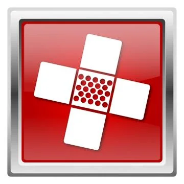 Medical patch icon Stock Illustration