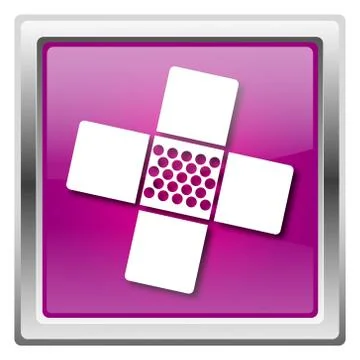 Medical patch icon Stock Illustration