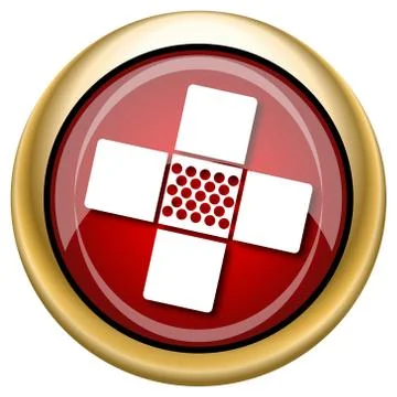 Medical patch icon Stock Illustration