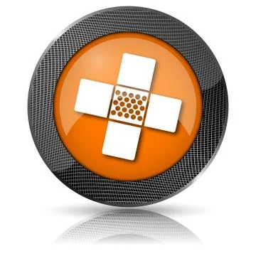 Medical patch icon Ilustración de archivo