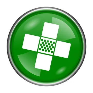 Medical patch icon Stock Illustration