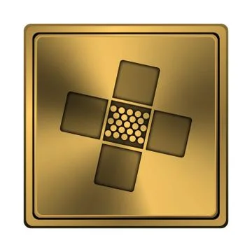 Medical patch icon Ilustración de archivo