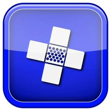 Medical patch icon Ilustración de archivo